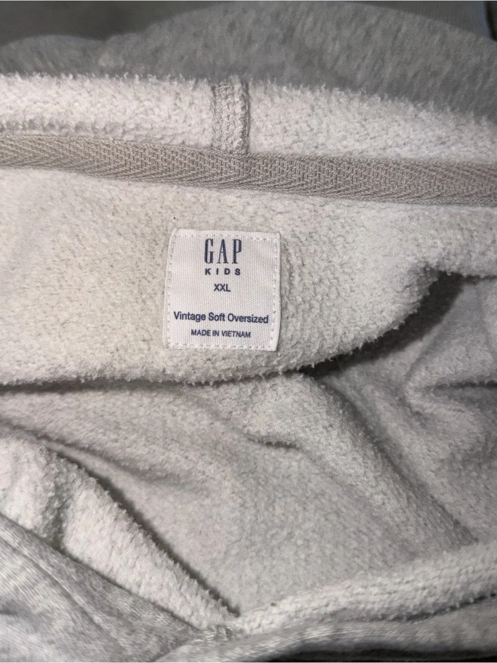 GAP Light Gray Kids Hooded Sweatshirt